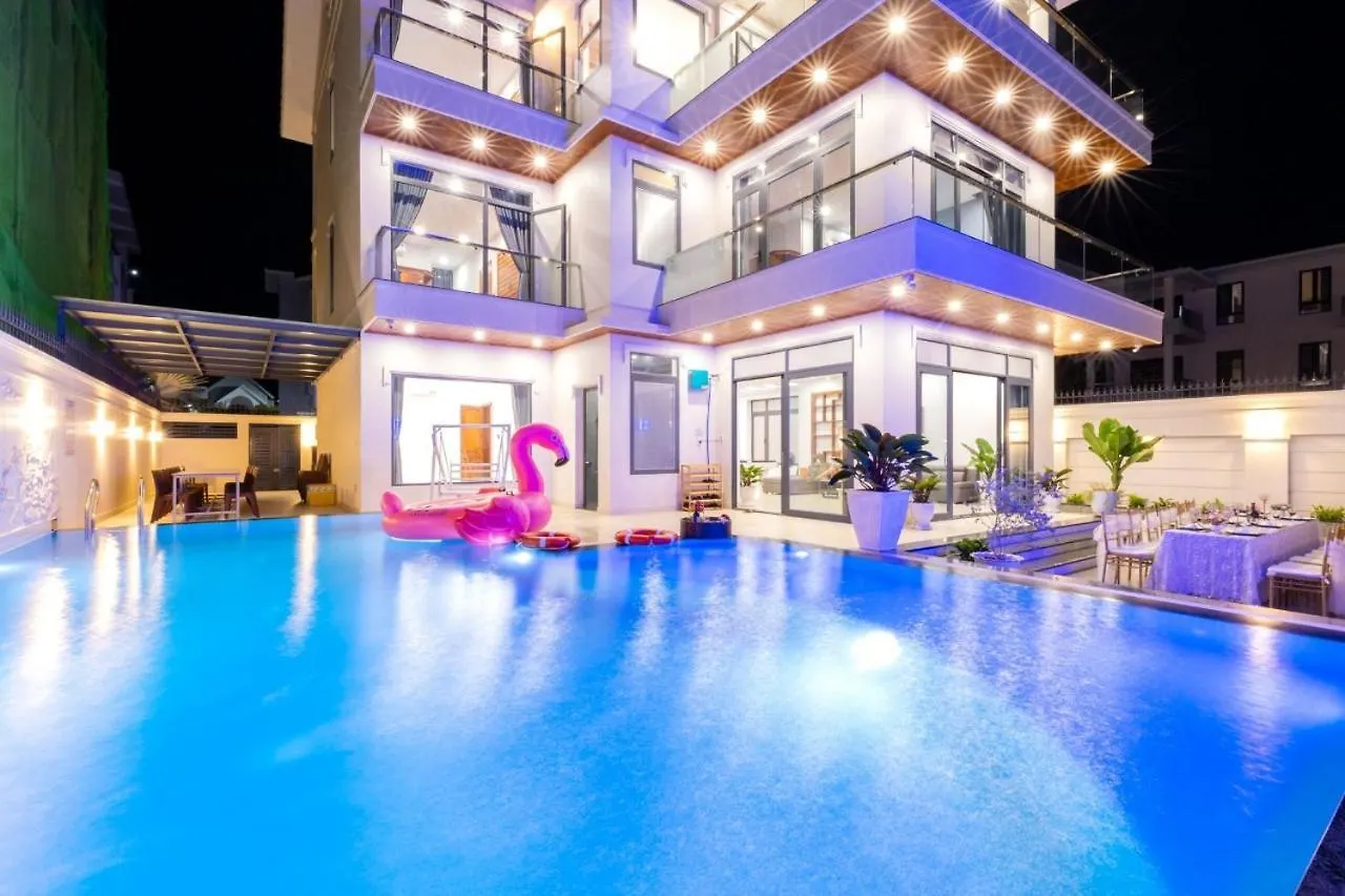 Villa Blue Day Resort Long Cung location
